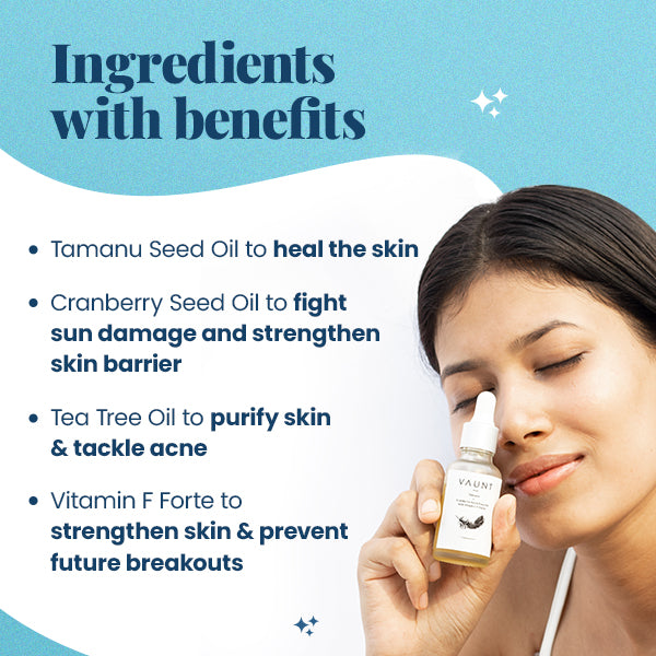Tamanu + Cranberry Seed Face Oil with Vitamin F Forte
