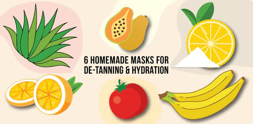 Homemade Masks For De-tanning & Hydration